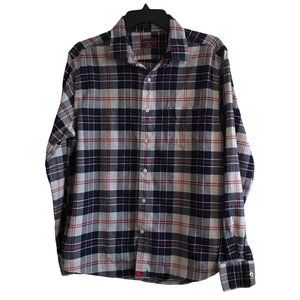 Untuckit Flannel Plaid Button Up Shirt